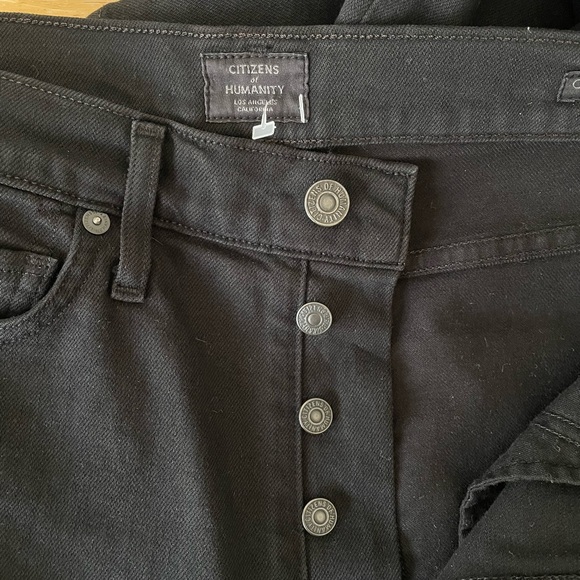 Citizens of Humanity Olivia High Rise Ankle Lace Up Jeans - Picture 9 of 10